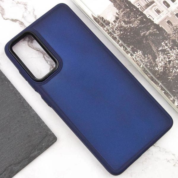 Чохол TPU+PC Lyon Frosted для Motorola Moto G24 / G04 / E14 Navy Blue 326129 фото