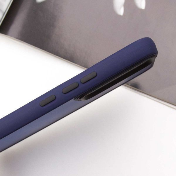 Чохол TPU+PC Lyon Frosted для Samsung Galaxy A55 Navy Blue 295748 фото