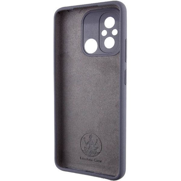 Чохол Silicone Cover Lakshmi Full Camera (AAA) для Xiaomi Redmi 12C Сірий / Dark Gray 271872 фото