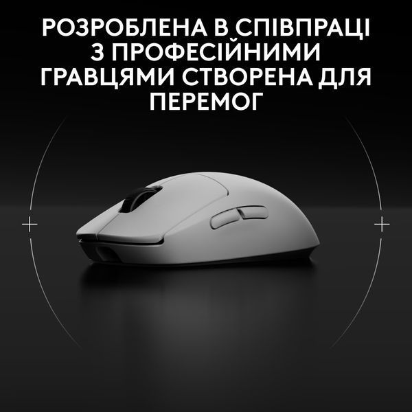 Миша LOGITECH G PRO 2 Wireless LIGHTSPEED - WHITE (L910-007302) 354505 фото