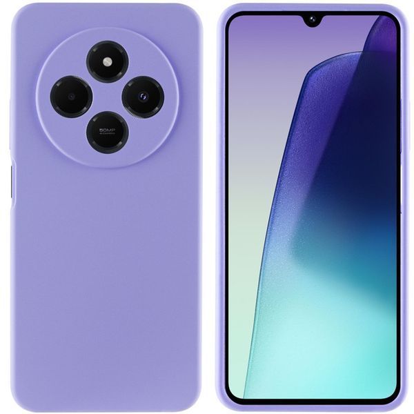 Чохол Silicone Cover Lakshmi Full Camera (AAA) для Xiaomi Redmi 14C / Poco C75 Бузковий / Dasheen 327070 фото