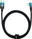 Кабель Baseus MVP 2 Elbow-shaped Fast Charging Data USB кабель Type-C To IP 20W 1m (CAVP000221) Black/Blue 260585 фото 1