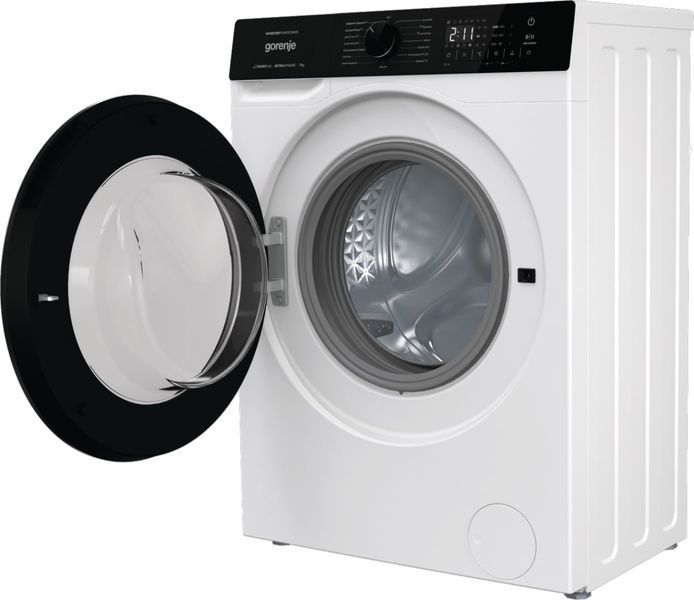Пральна машина Gorenje фронтальна, 7кг, 1400, A+++, 47см, дисплей, пар, інвертор, білий 384770 фото