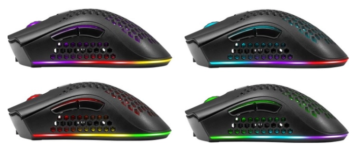 Миша DEFENDER Warlock GM-709L RGB, Black (52709) 306884 фото