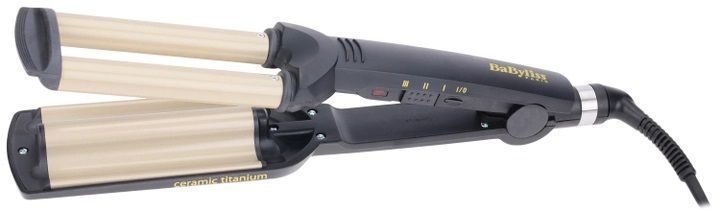 Плойка Babyliss, гофре , темп.режимів-3, 160-200С, природні хвилі, кераміка, чорний (C260E) 367036 фото