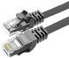 Кабель ESSAGER TopSpeed Cable Ethernet Cat6 RJ45 Splitter Network Flat Cable 10m (EXCWXB-JSF01) Black 315499 фото 2