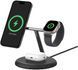 Зарядний пристрій бездротовий Belkin 3в1 Magnetic Adjustable Pad Qi2 15Вт, чорний (WIZ023VFBK) 371158 фото 2