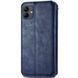 Шкіряний чохол книжка GETMAN Cubic (PU) для Samsung Galaxy A06 Синій 324626 фото 2