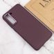 TPU чохол Bonbon Metal Style для Samsung Galaxy S23 Бордовий / Plum 264756 фото 4