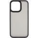 TPU+PC чохол Metal Buttons для Apple iPhone 14 Pro (6.1") Чорний 255059 фото 1