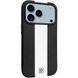 Шкіряний чохол Rally with MagSafe для Apple iPhone 17 Pro Max (6.9") Black / White 399321 фото 1