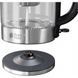 Електрочайник Russell Hobbs Glass, 1.7л, скло, підсвічування, сріблясто-чорний (21600-57) 364525 фото 4