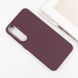 TPU чохол Bonbon Metal Style для Samsung Galaxy S23 Бордовий / Plum 264756 фото 8