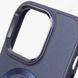 Шкіряний чохол SnapCase with MagSafe для Apple iPhone 14 Pro (6.1") Dark Blue 328993 фото 6