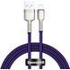 Кабель Baseus Cafule Series Metal Data USB кабель USB To IP 2.4A 2 М (CALJK-B05) Purple 252233 фото 1
