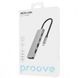 Type-C-Хаб Proove Iron Link 5 in 1 (2*Type-C + 2*USB3.0 + HDMI) (HBIL00222024) Silver 316259 фото 2