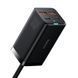 Зарядний Пристрій Baseus GaN3 Pro 100W (2 Type-C + 2 USB) (CCGP000101) Black 256612 фото 13
