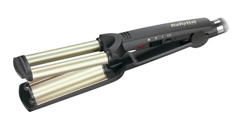Плойка Babyliss, гофре , темп.режимів-3, 160-200С, природні хвилі, кераміка, чорний (C260E) 367036 фото
