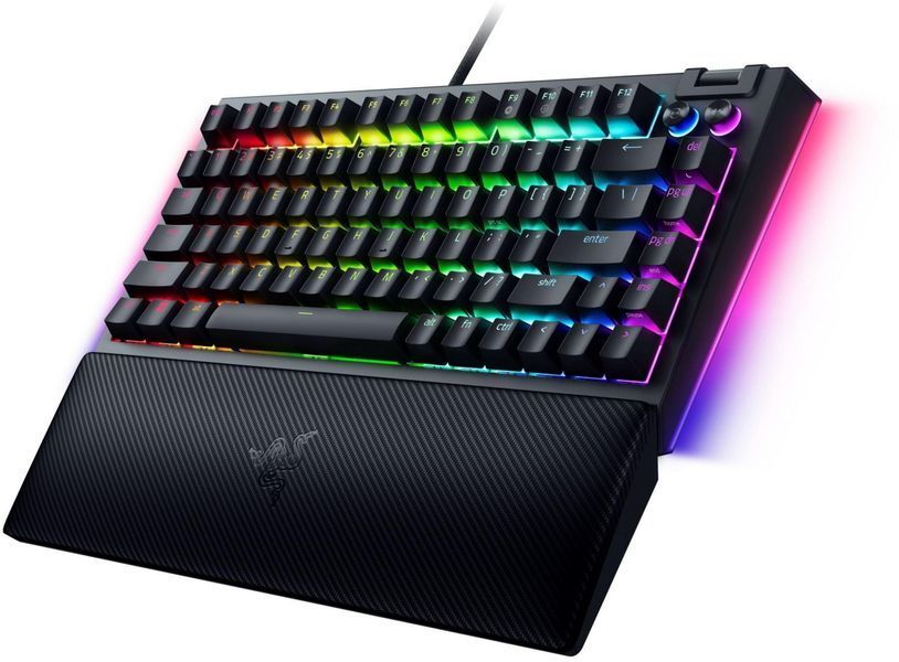 Клавіатура Razer BlackWidow V4 75% RGB 83key Mechanical Tactile Switch GEN-3, USB-A, EN, чорний (RZ03-05000100-R3M1) 374617 фото