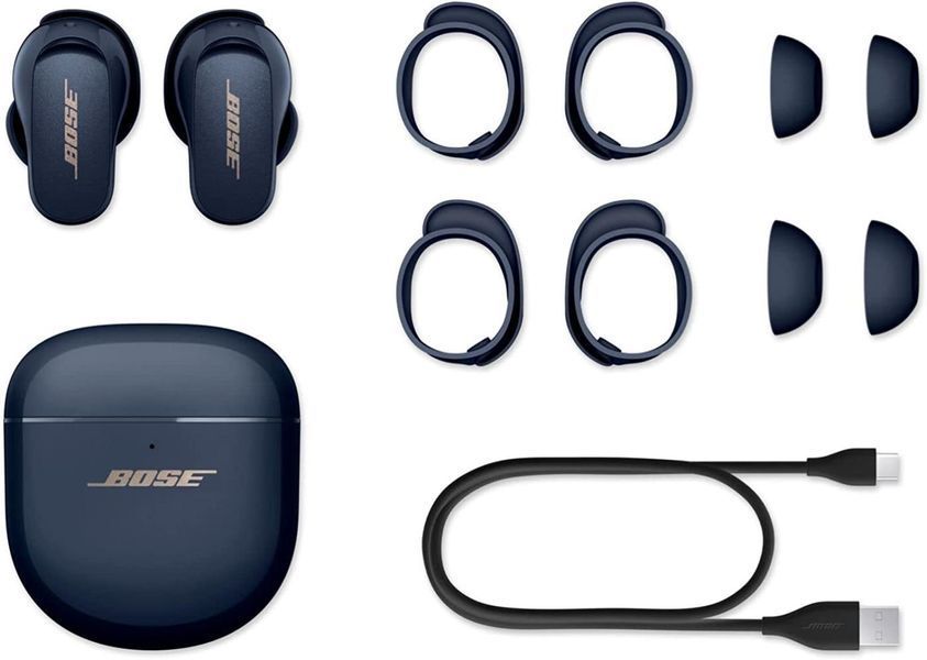 Навушники BOSE QuietComfort Earbuds II Triple - Midnight Blue (870730-0030) 270241 фото