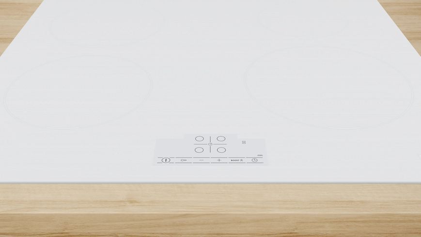 Варильна поверхня Bosch індукційна, 60см, розширена зона, білий (PUE612BB1E) 369769 фото