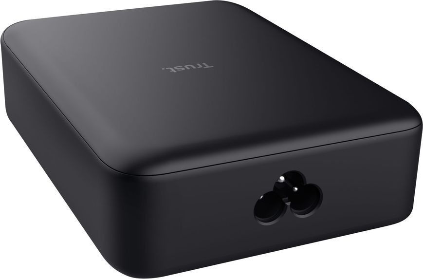 Зарядний пристрій мережевий Trust Maxo 240Вт,GaN, 4xUSB-C,PD, чорний 380573 фото
