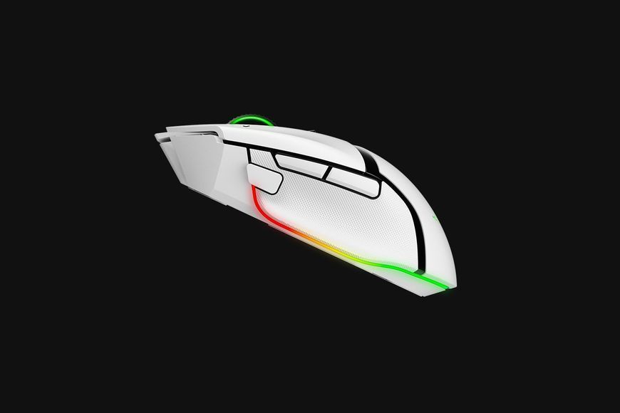 Миша Razer Basilisk V3 Pro, RGB, USB-A/WL/BT, білий (RZ01-04620200-R3G1) 375696 фото