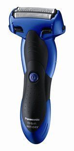Бритва електр. Panasonic сіткова, 7600 об/хв, бритв.головок-3, Li-Ion, сух.+волог., тример, чорно-синій (ES-SL41-A520) 366458 фото