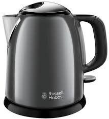 Електрочайник Russell Hobbs Colours Plus Mini, 1л, метал , сірий (24993-70) 361968 фото