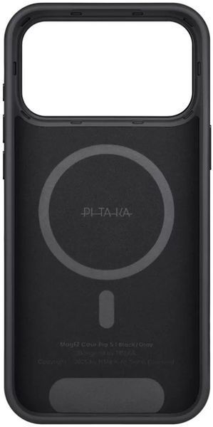 Чохол-накладка iPhone 17 Pro Max Pitaka Aramid UltraGuard Case 600D Black/Grey Twill (KI1701PBM) 399942 фото