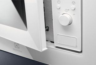 Мікрохвильова піч Electrolux вбудована, 17л, електрон. керування, 700Вт, дисплей, білий (LMS2173EMW) 375645 фото