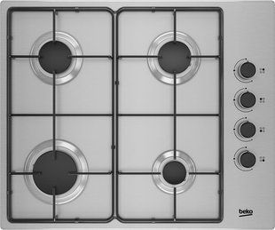 Варильна поверхня Beko газова, 60см, нерж (HIGG64123SX) 369812 фото