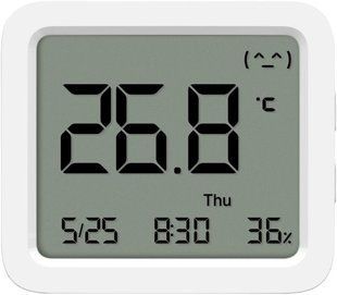 Термогігрометр Xiaomi Mi Temperature & Humidity Bluetooth Monitor 3 Global (BHR9041GL) White 326990 фото