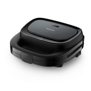 Вафельниця Philips Series 3000 750Вт, антипригарне покриття, корпус-пластик, чорний (HD2332/90) 370915 фото