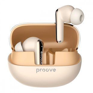 Навушники Proove Blitz TWS With ANC (TWBL00010007) Beige 316042 фото