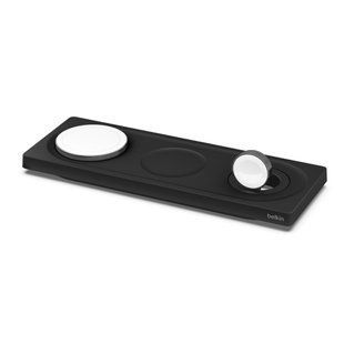Зарядний пристрій бездротовий Belkin 3в1 MagSafe PRO iPhone/Watch/AirPods, чорний (WIZ016VFBK) 371653 фото