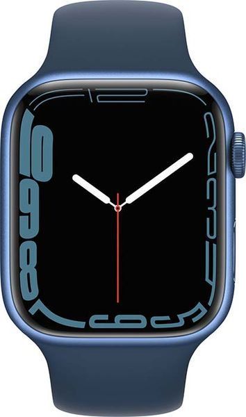 Смарт-годинник Apple Watch Series 7 GPS 45mm Blue Aluminum Case With Blue Sport Band (MKN83) 217297 фото