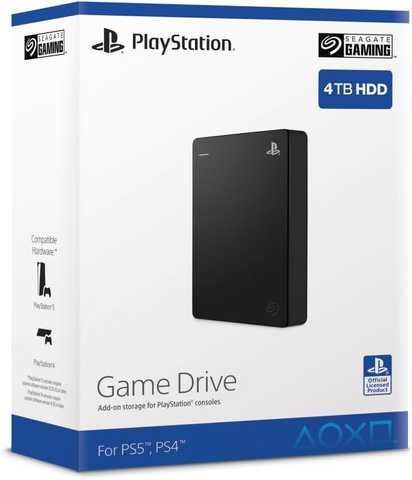 Зовнішній жорсткий диск Seagate Game Drive PlayStation PS4/PS5 4TB (STLL4000200) 284215 фото