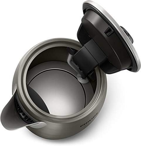 Електрочайник Philips Viva Collection 1.7л, Strix, метал, чорно-мідний (HD9352/30) 370438 фото
