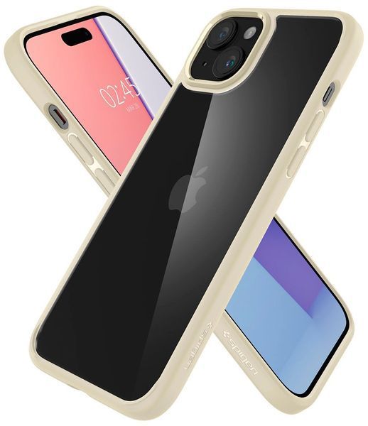 Чохол Spigen для iPhone 15, Ultra Hybrid, Mute Beige (ACS06800) 366579 фото