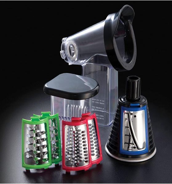 Мультирізка Russell Hobbs Desire Slice&Go, 200Вт, 3 насадки, корпус-пластик, червоний (22280-56) 364532 фото