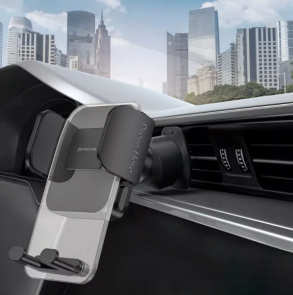 Автомобільний тримач Proove Crystal Clamp Air Outlet Car Mount (CHCC00000001) Black 287168 фото