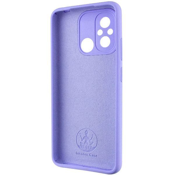 Чохол Silicone Cover Lakshmi Full Camera (AAA) для Xiaomi Redmi 12C Бузковий / Dasheen 271873 фото
