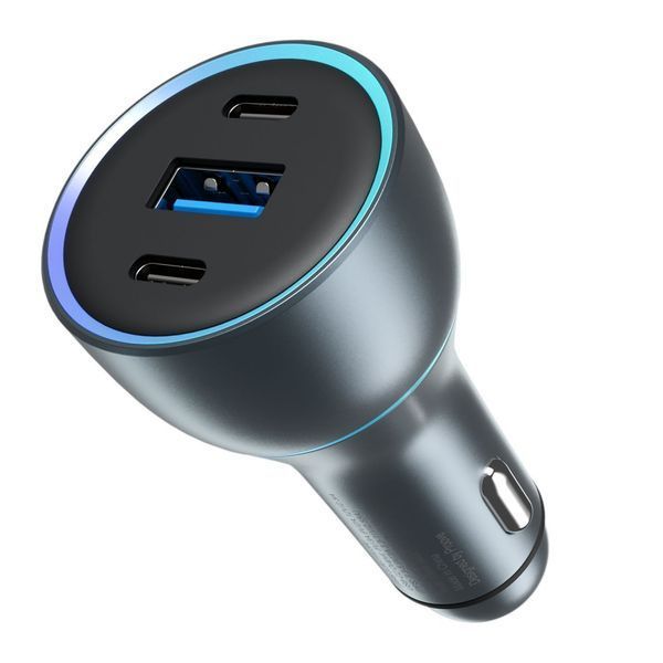 АЗП Proove Super Charge 130W (2 Type-C + USB) metal gray 339064 фото
