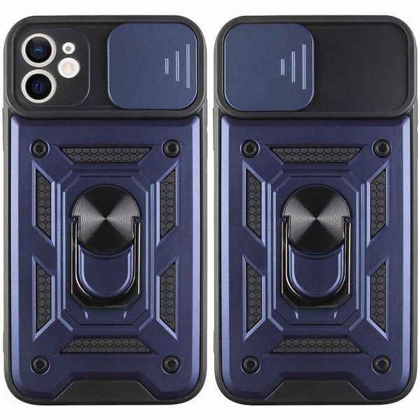 Чохол Ummi Camshield Serge Ring для Apple iPhone 11 (6.1") Синій 390687 фото