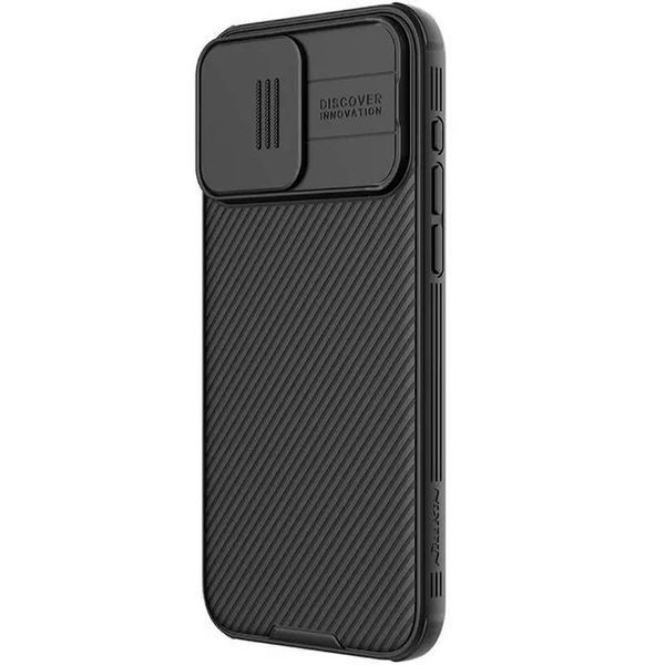 Карбонова накладка Nillkin CamShield Pro для Apple iPhone 15 Pro (6.1") Black 361157 фото
