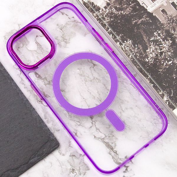 Чохол TPU Iris with MagSafe для Apple iPhone 12 Pro Max (6.7") Фіолетовий 272113 фото