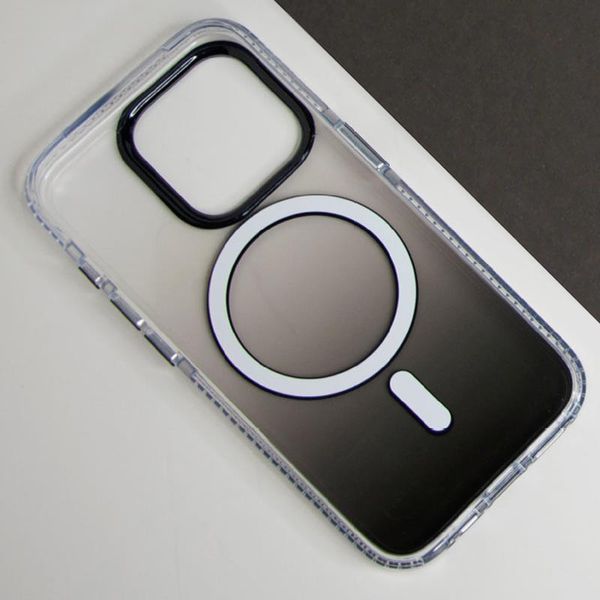 Чохол TPU+PC Shadow with MagSafe для Apple iPhone 15 (6.1") Black 330307 фото