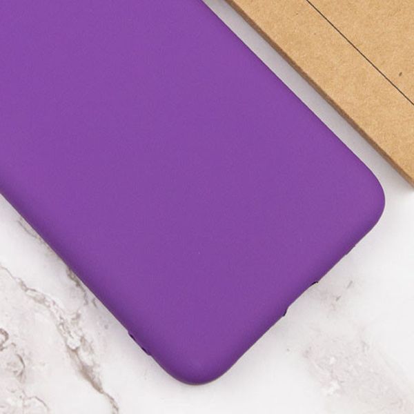 Чохол TPU GETMAN Liquid Silk Full Camera для Samsung Galaxy A35 Фіолетовий / Purple 323765 фото
