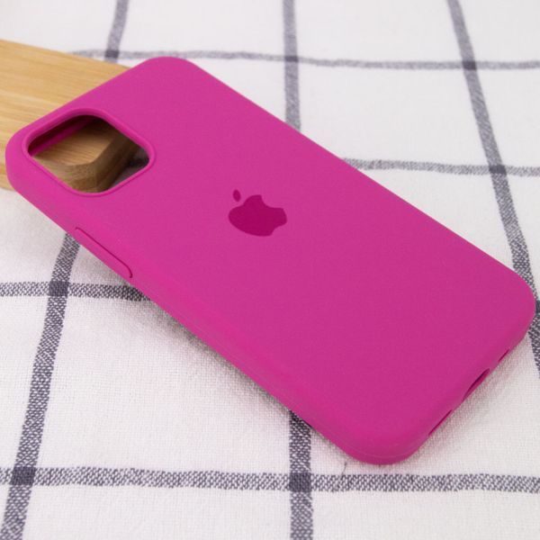 Чохол Silicone Case Full Protective (AA) для Apple iPhone 16 (6.1") Малиновий / Dragon Fruit 319351 фото